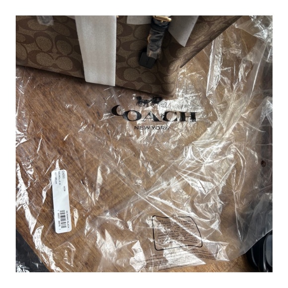 Coach Signature Canvas Mollie 25 Tote - Picture 4 of 5